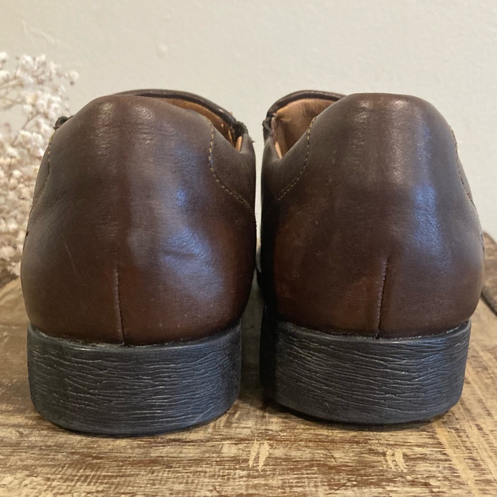 Born Shoes Womens 7.5 M Abby Brown Leather Slip-On Loafers W81922 - Picture 5 of 16